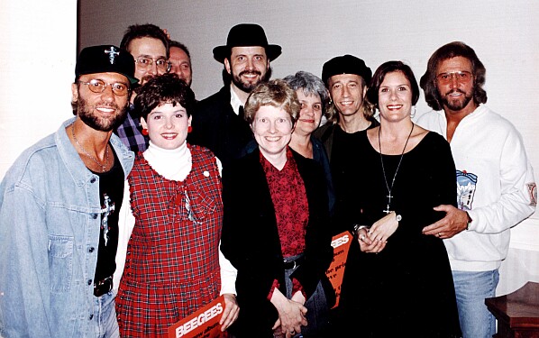 Reception Photo With The BeeGees - Atlanta 1992
